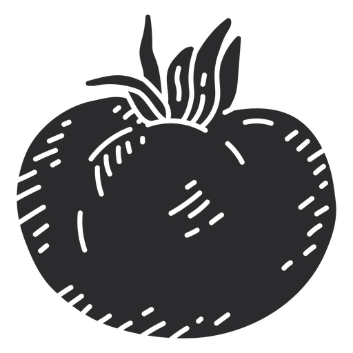 Detailliertes Symbol für Tomatenlebensmittel PNG-Design