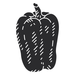 ícone de vegetais de pimentão Desenho PNG