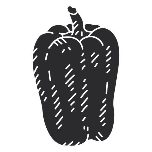 ícone de vegetais de pimentão Desenho PNG