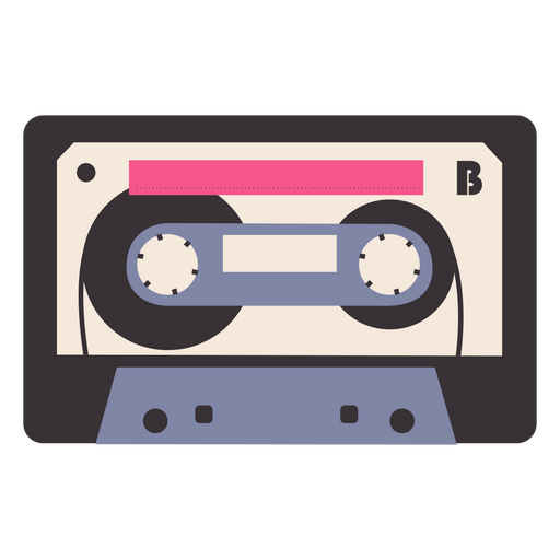 Old cassette icon PNG Design