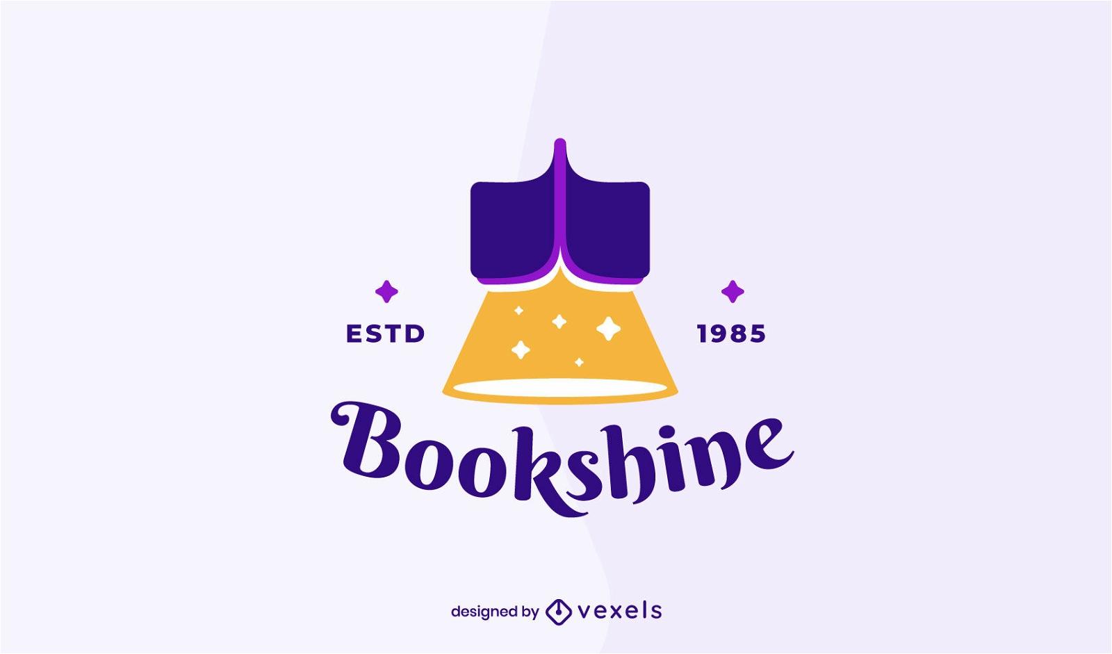 Reading books business logo template