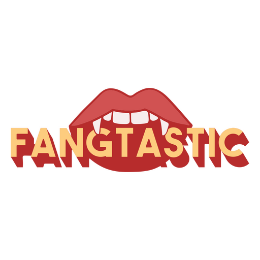 Fantastisches Vampir-Zitat-Abzeichen PNG-Design