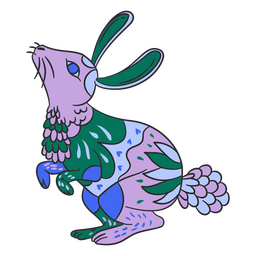 Escultura mexicana de coelho Desenho PNG