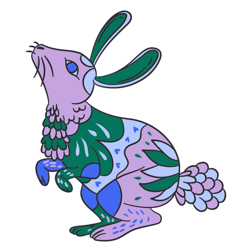 Escultura mexicana de coelho Desenho PNG