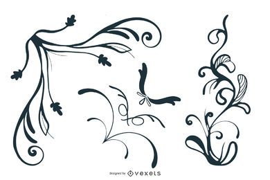 Free Vector Swooshes And Fancy Corner Designs Vector Download