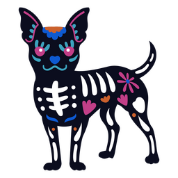Chihuahua dog mexican holiday icon PNG Design Transparent PNG