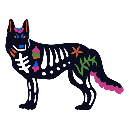 Lobo icono de fiesta mexicana Diseño PNG