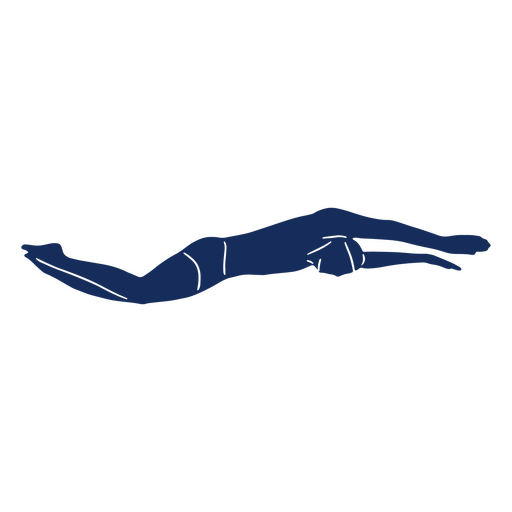 Schwimmsport-Silhouette PNG-Design