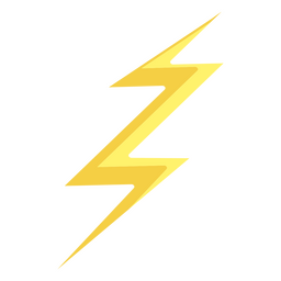 Ícone de desenho animado de relâmpago Desenho PNG