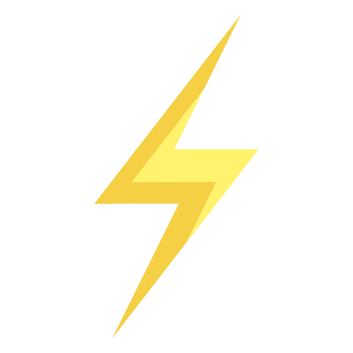 Lightning simple icon PNG Design