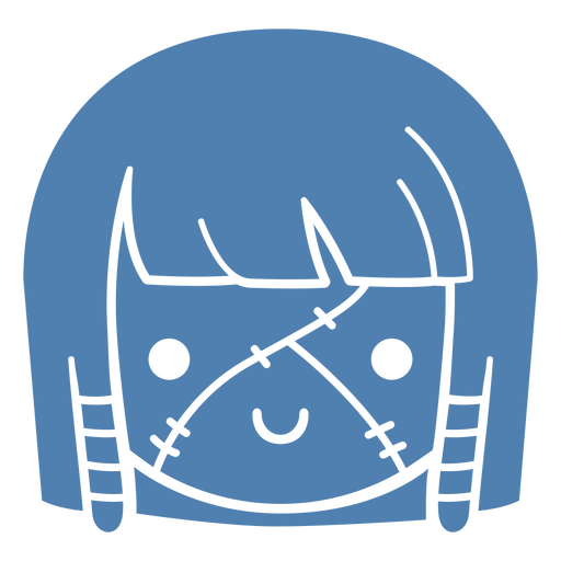 Recorte de desenho de menina múmia fofa Desenho PNG