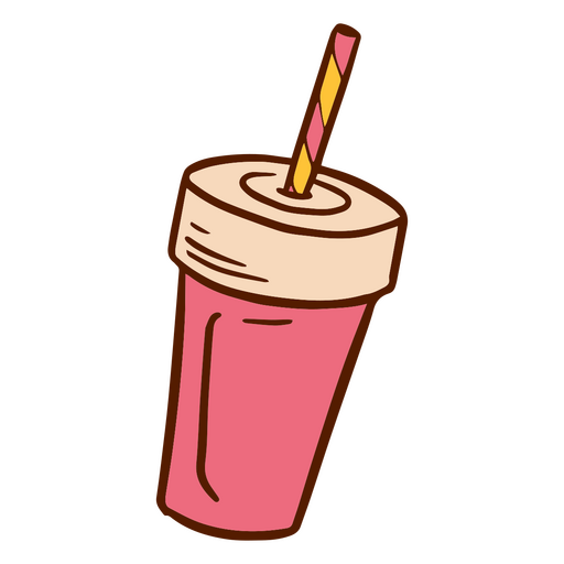 Soda cup detailed icon PNG Design