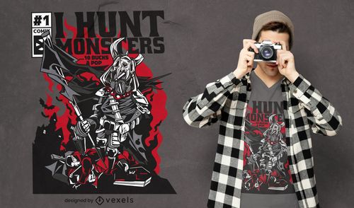 Hunters - Comic Book Cover T-Shirt