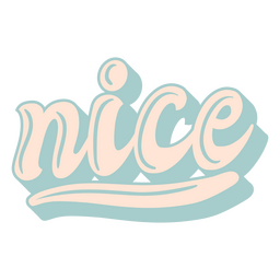 Sinal decorativo agradável Desenho PNG