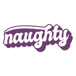 Signo cursivo travieso Diseño PNG