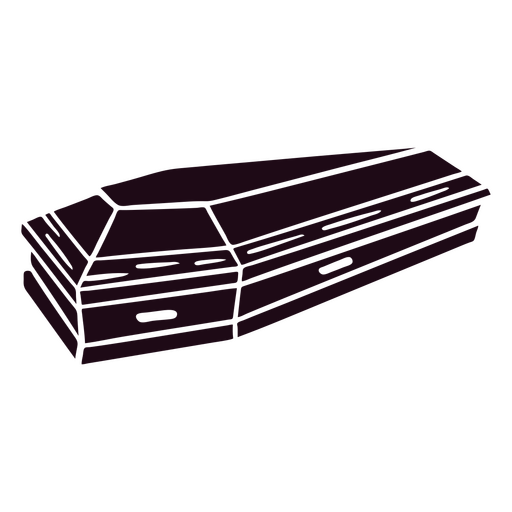 Vampire coffin cutout icon PNG Design