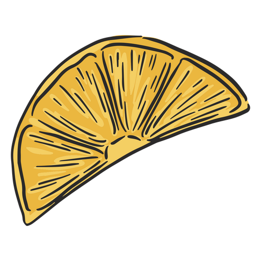 Icono de comida de fruta de limón Diseño PNG