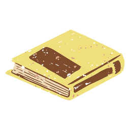 Pastell-Symbol für geschlossenes Buch PNG-Design