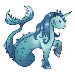 Detailed Mermaid Unicorn PNG & SVG Design For T-Shirts