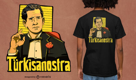 Cooles Mann-Mafia-T-Shirt-Design