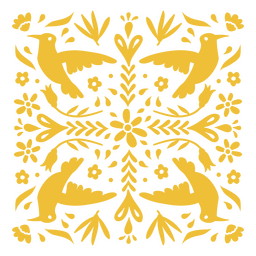 Patrón decorativo paloma día de los muertos Diseño PNG