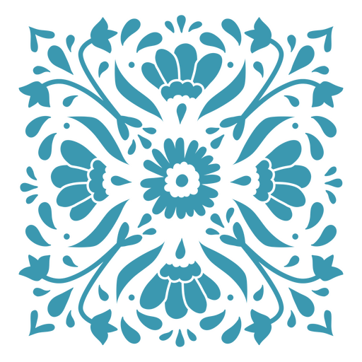 Día de los muertos florales dekoratives Muster PNG-Design