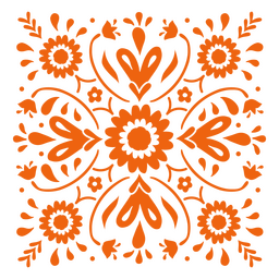 Padrão decorativo floral feriado mexicano Desenho PNG Transparent PNG