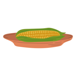 Corn dish icon PNG Design