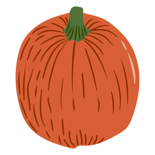 Icono detallado de vegetales de calabaza Diseño PNG