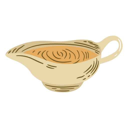 Detailliertes Symbol für Sauciere PNG-Design