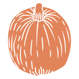 Kürbis-Gemüse-Ausschnitt-Symbol PNG-Design