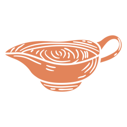 Gravy Boat Cutout Icon PNG & SVG Design For T-Shirts