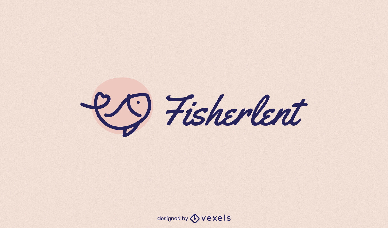 Vorlage für das Logo des Fischschwimmens