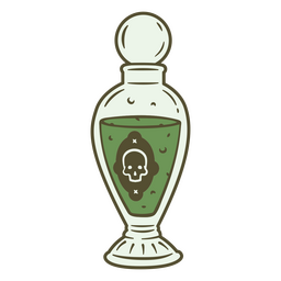Icono de botella de corteza de veneno Diseño PNG Transparent PNG