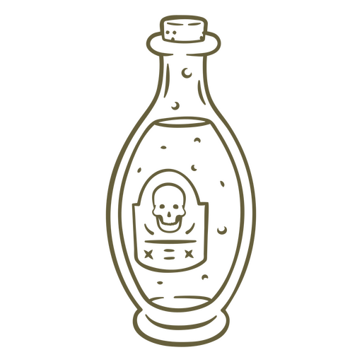 Gefahr magische Giftflasche PNG-Design