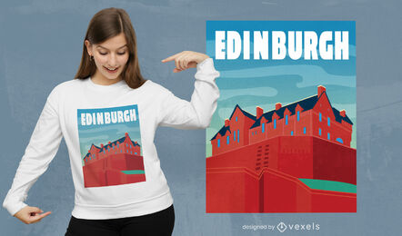 Paisaje urbano semi plano de Edimburgo