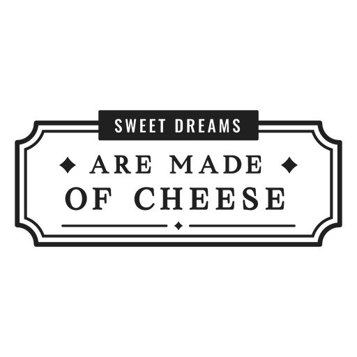 Thanksgiving cheese sign PNG Design