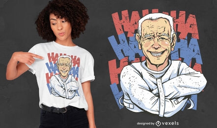 Crazy Biden t-shirt design