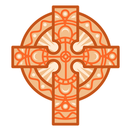 Cruz icono de mandala Diseño PNG