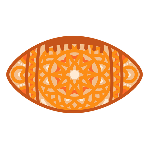 Icono de mandala de f?tbol Diseño PNG