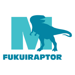 Dinosaur flat alphabet m PNG Design