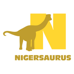 Alfabeto plano de dinosaurio n Diseño PNG