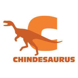 Dinosaur flat alphabet c PNG Design