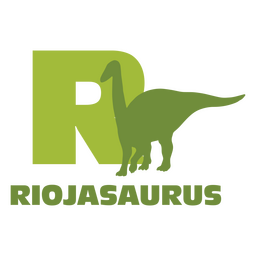 Alfabeto plano de dinossauro r Desenho PNG