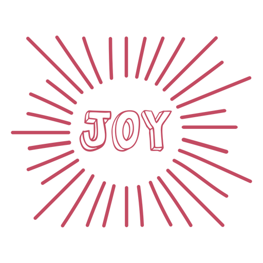 Joy-Zitat-Zeichen PNG-Design