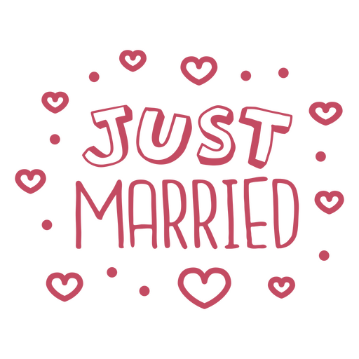 Just married PNG Designs for T Shirt & Merch