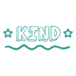 Freundliches Zitat handgezeichnetes Zeichen PNG-Design