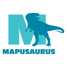Ícone da letra M do alfabeto de dinossauro Desenho PNG