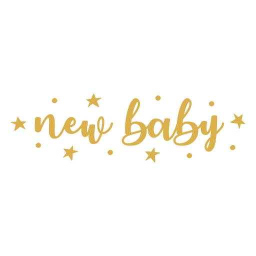 New baby sentiment quote PNG Design