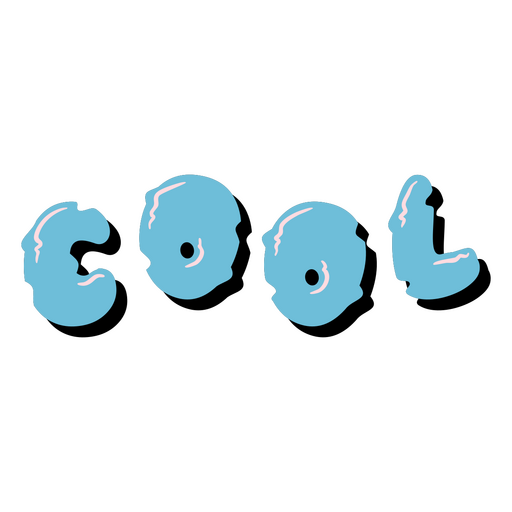 Winter cool sign PNG Design